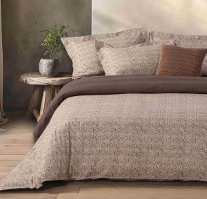 Παπλωματοθήκη Υπέρδιπλη (ΣΕΤ) Βαμβακοσατέν Nef - Nef Cardynal Beige/Grey Παπλωματοθήκη Υπέρδιπλη (ΣΕΤ) Βαμβακοσατέν Nef - Nef Cardynal Beige/Grey