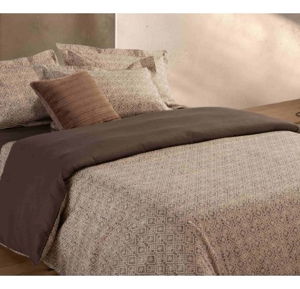 Παπλωματοθήκη Υπέρδιπλη (ΣΕΤ) Βαμβακοσατέν Nef - Nef Cardynal Beige/Grey Παπλωματοθήκη Υπέρδιπλη (ΣΕΤ) Βαμβακοσατέν Nef - Nef Cardynal Beige/Grey