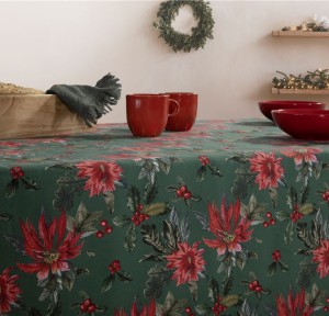 Χριστουγεννιάτικο Τραπεζομάντηλο (140x 240) Nef - Nef Mistletoe Green