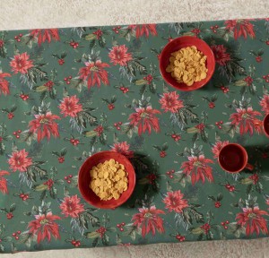 Χριστουγεννιάτικη Τραβέρσα 45x140 Nef-Nef Mistletoe Green Χριστουγεννιάτικη Τραβέρσα 45x140 Nef-Nef Mistletoe Green