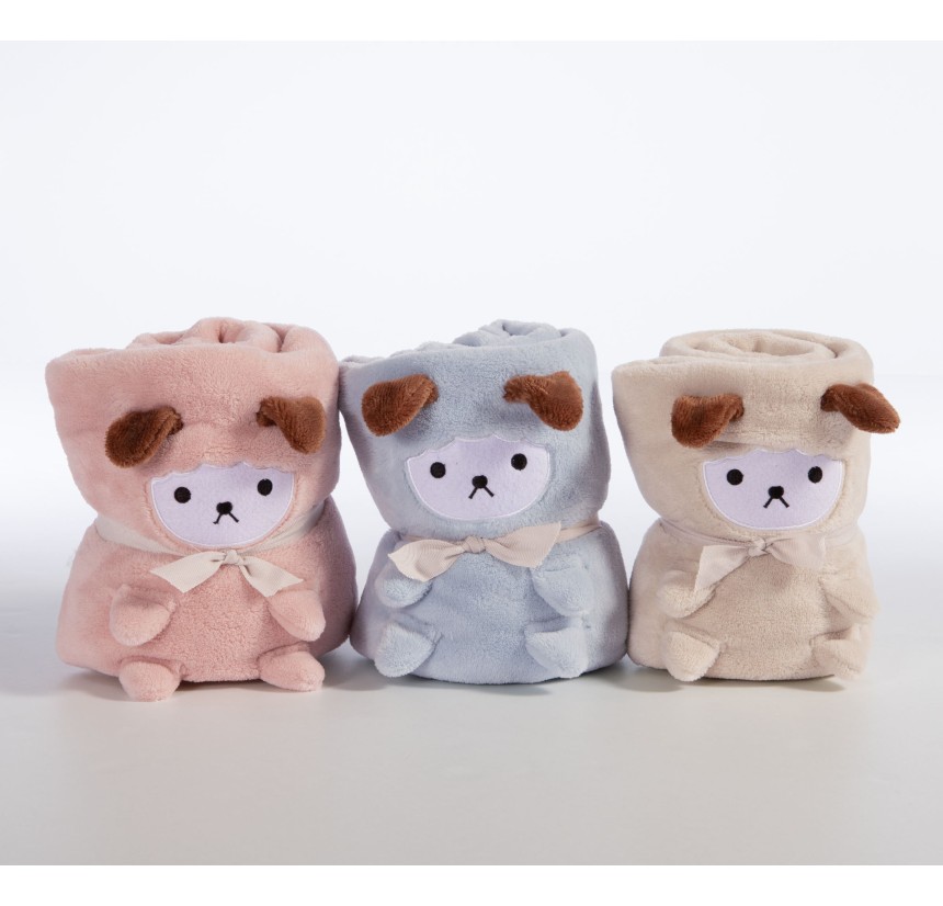 Βρεφική Κουβέρτα Αγκαλιάς Fleece 80x110 Nef-Nef Lovely Sheep Light Pink