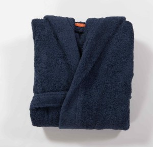 Παιδικό Μπουρνούζι Με Κουκούλα Και Κέντημα Nef - Nef COLOR KIDS BLUE