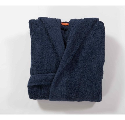 Παιδικό Μπουρνούζι Με Κουκούλα Και Κέντημα Nef - Nef COLOR KIDS BLUE