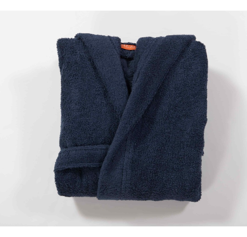 Παιδικό Μπουρνούζι Με Κουκούλα Και Κέντημα Nef - Nef COLOR KIDS BLUE