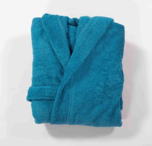 Παιδικό Μπουρνούζι Με Κουκούλα Και Κέντημα Nef - Nef COLOR KIDS PETROL