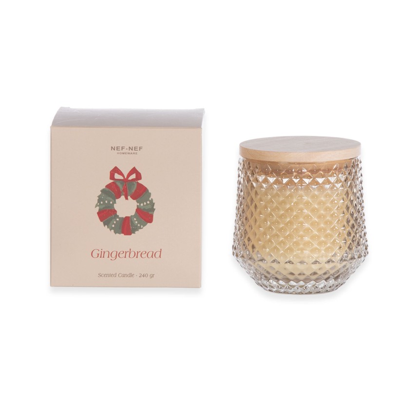 Αρωματικό Κερί Nef - Nef Gingerbread 240gr