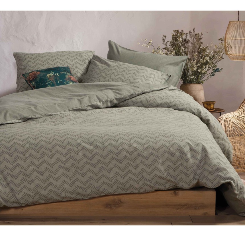 Σεντόνια Υπέρδιπλα (Σετ) Φανελένια Nef - Nef Otrando Green Σεντόνια Υπέρδιπλα (Σετ) Φανελένια Nef - Nef Otrando Green