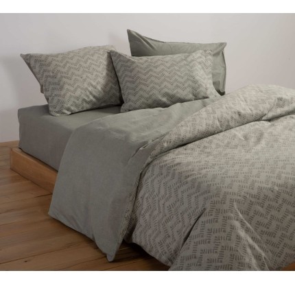 Σεντόνια Υπέρδιπλα (Σετ) Φανελένια Nef - Nef Otrando Green Σεντόνια Υπέρδιπλα (Σετ) Φανελένια Nef - Nef Otrando Green