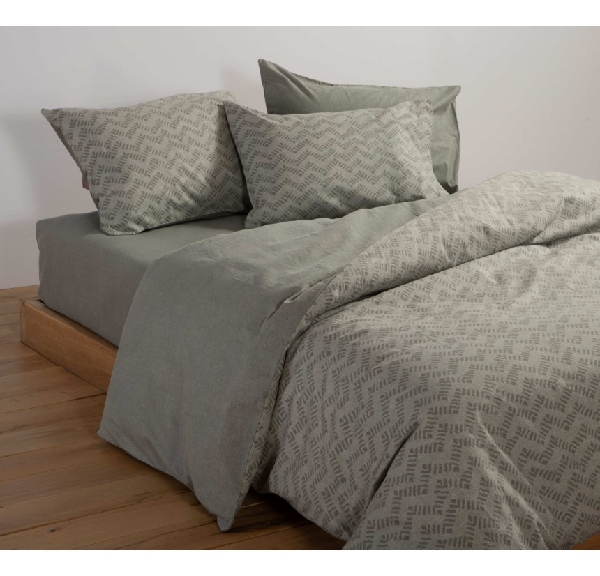 Σεντόνια Υπέρδιπλα (Σετ) Φανελένια Nef - Nef Otrando Green Σεντόνια Υπέρδιπλα (Σετ) Φανελένια Nef - Nef Otrando Green