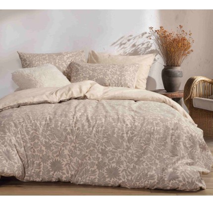 Σεντόνια Υπέρδιπλα (Σετ) Φανελένια Nef - Nef Issual Grey Σεντόνια Υπέρδιπλα (Σετ) Φανελένια Nef - Nef Issual Grey