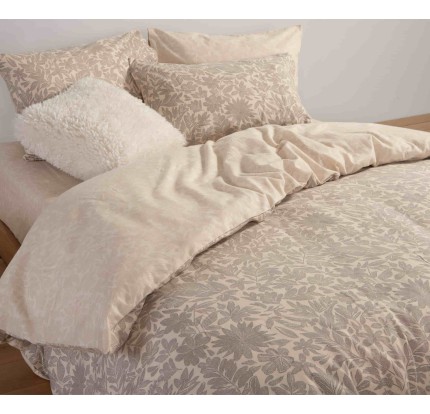 Σεντόνια Υπέρδιπλα (Σετ) Φανελένια Nef - Nef Issual Grey Σεντόνια Υπέρδιπλα (Σετ) Φανελένια Nef - Nef Issual Grey