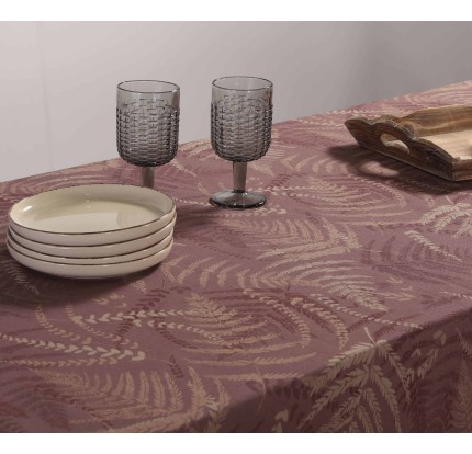 Τραπεζομάντηλο (1.40x 1.80) Nef-Nef Fern Bordo Τραπεζομάντηλο (1.40x 1.80) Nef-Nef Fern Bordo