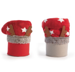 Χριστουγεννιάτικη Κουβέρτα - Διακοσμητικό Ριχτάρι 110x140 Nef-Nef Christmas Starlight Red/Red