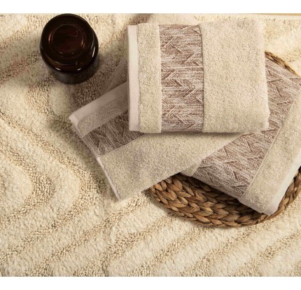 Πετσέτα Σώματος (70x 140) Nef-Nef Depreo Ecru