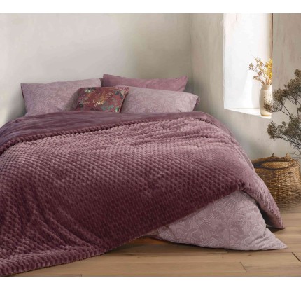 Κουβερτοπάπλωμα Μονό Nef -Nef Lernia Mauve