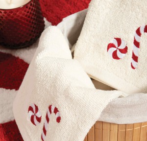 Χριστουγεννιάτικες Πετσέτες Σετ 2τμχ Nef-Nef Sweet Christmas Ecru