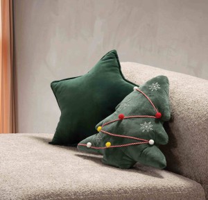 Χριστουγεννιάτικο Διακοσμητικό Μαξιλάρι (40cm) Nef- Nef Christmas Tree Green