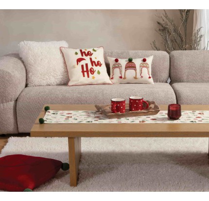 Χριστουγεννιάτικο Διακοσμητικό Μαξιλάρι (30x 45) Nef- Nef White Christmas Ecru Χριστουγεννιάτικο Διακοσμητικό Μαξιλάρι (30x 45) Nef- Nef White Christmas Ecru