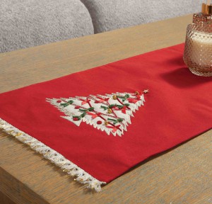 Χριστουγεννιάτικη Τραβέρσα 33x 150 Nef- Nef Christmas Deco Red Χριστουγεννιάτικη Τραβέρσα 33x 150 Nef- Nef Christmas Deco Red