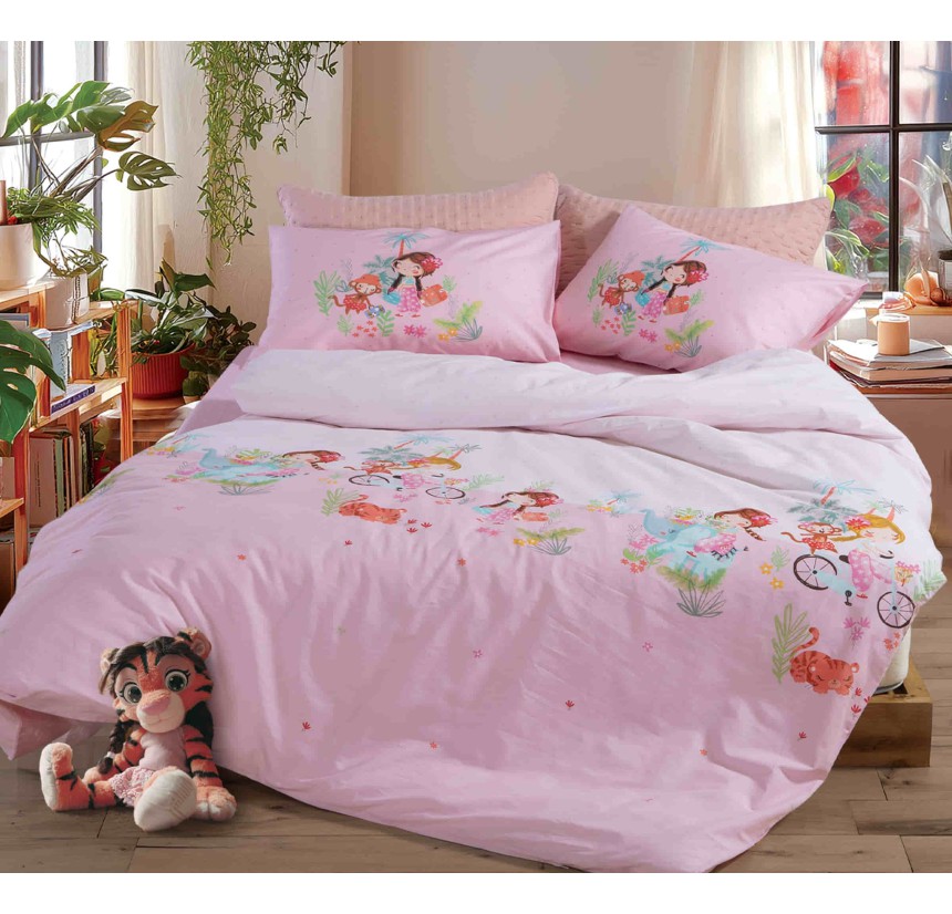 Παιδικά Σεντόνια Μονά (Σετ) Nef - Nef Welcome To India Lilac