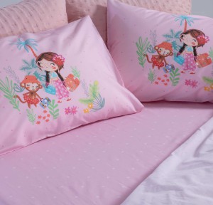 Παιδικά Σεντόνια Μονά (Σετ) Nef - Nef Welcome To India Lilac