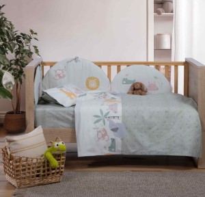 Σεντόνια Κούνιας (Σετ) Nef-Nef Savana Green