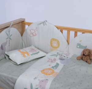 Σεντόνια Κούνιας (Σετ) Nef-Nef Savana Green