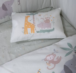 Σεντόνια Κούνιας (Σετ) Nef-Nef Savana Green