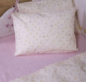 Σεντόνια Κούνιας (Σετ) Nef-Nef Cute And Sweet Ecru