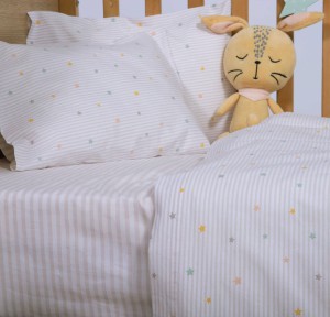 Σεντόνια Κούνιας (Σετ) Nef-Nef Happy Off White