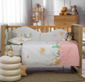 Σεντόνια Κούνιας (Σετ) Nef-Nef Pic Nic Together Aqua