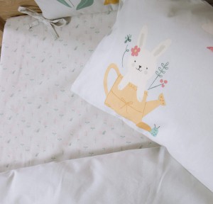 Σεντόνια Κούνιας (Σετ) Nef-Nef Pic Nic Together Aqua