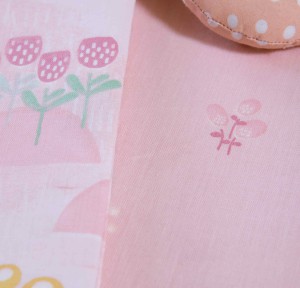 Σεντόνια Λίκνου (Σετ) Nef-Nef Spring Happiness Pink