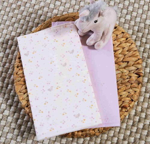 Σεντόνια Λίκνου (Σετ) Nef-Nef Cute And Sweet Ecru