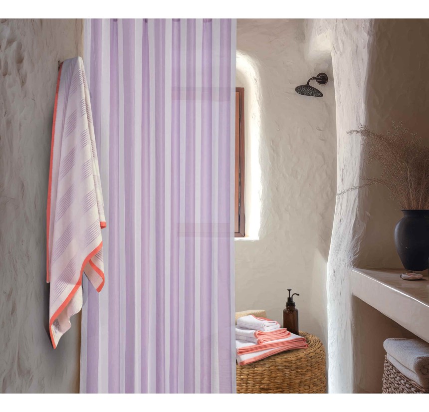 Κουρτίνα Μπάνιου 180x 200 Nef - Nef Vertia Mauve Κουρτίνα Μπάνιου 180x 200 Nef - Nef Vertia Mauve
