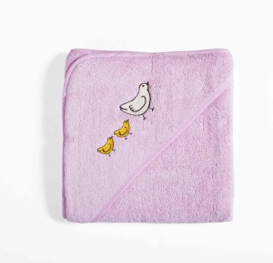 Βρεφική Κάπα 75x75 Nef-Nef Cute And Sweet Lilac