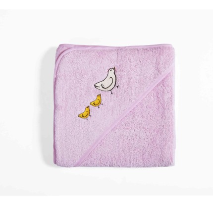 Βρεφική Κάπα 75x75 Nef-Nef Cute And Sweet Lilac