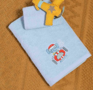 Παιδικές Πετσέτες Σετ (2τμχ) Nef- Nef Super Boy Light Blue
