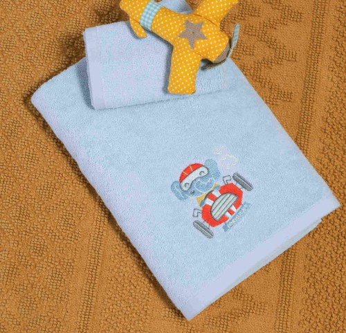 Παιδικές Πετσέτες Σετ (2τμχ) Nef- Nef Super Boy Light Blue