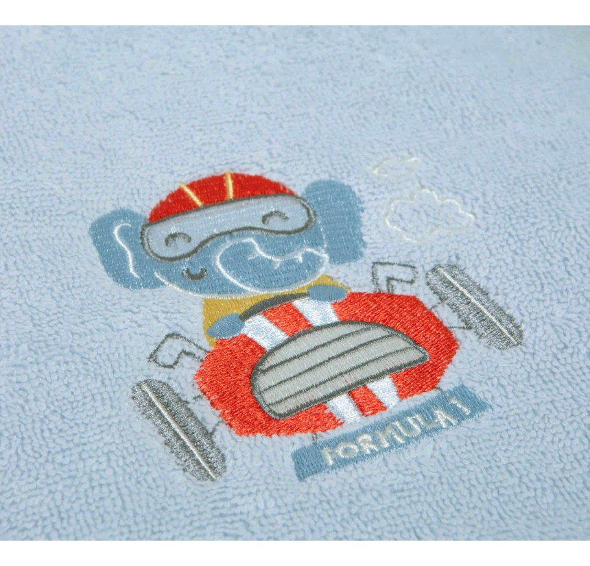 Παιδικές Πετσέτες Σετ (2τμχ) Nef- Nef Super Boy Light Blue