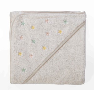 Βρεφική Κάπα 75x75 Nef-Nef Happy Ecru