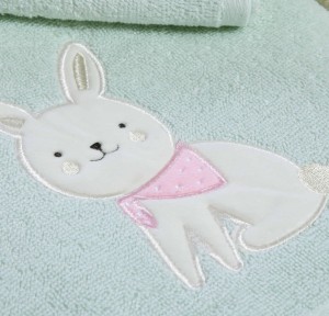 Παιδικές Πετσέτες Σετ (2τμχ) Nef- Nef Pic Nic Together Milky Green