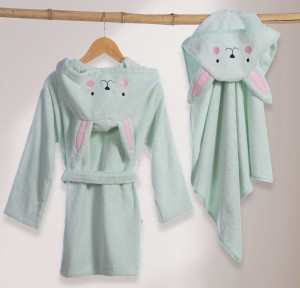 Βρεφική Κάπα 75x75 Nef-Nef Pic Nic Together Milky Green