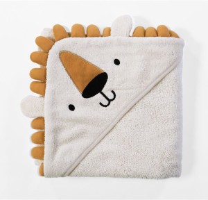 Βρεφική Κάπα 75x75 Nef-Nef Jungle In Motion Ecru