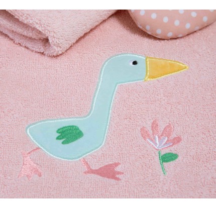 Παιδικές Πετσέτες Σετ (2τμχ) Nef- Nef Spring Happiness Pink