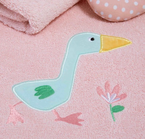 Παιδικές Πετσέτες Σετ (2τμχ) Nef- Nef Spring Happiness Pink