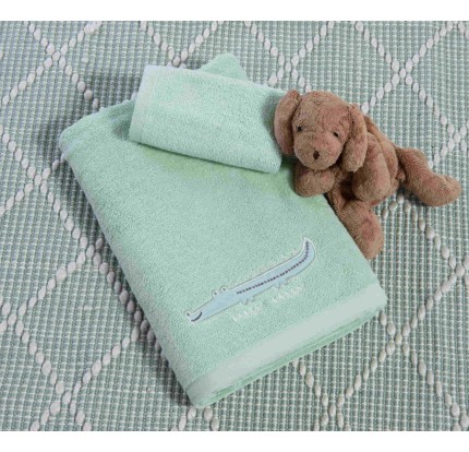 Παιδικές Πετσέτες Σετ (2τμχ) Nef- Nef Savana Cameo Green