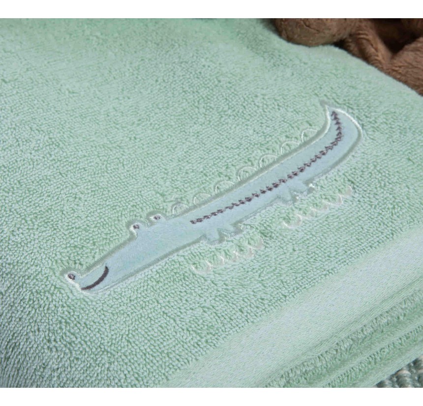 Παιδικές Πετσέτες Σετ (2τμχ) Nef- Nef Savana Cameo Green