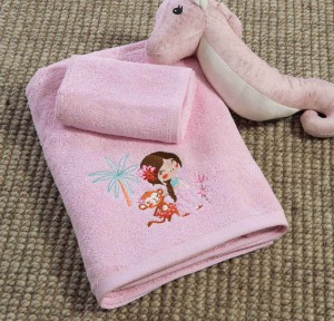 Παιδικές Πετσέτες Σετ (2τμχ) Nef- Nef Welcome To India Pink