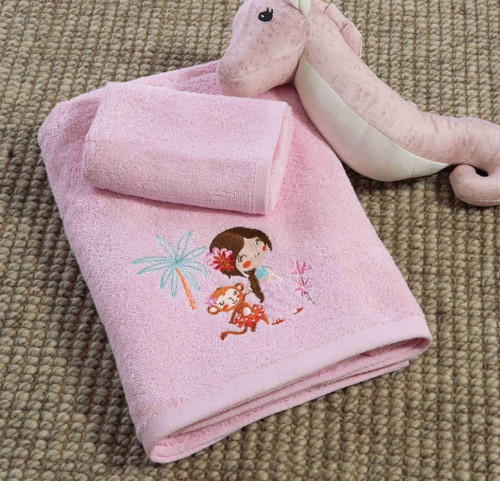 Παιδικές Πετσέτες Σετ (2τμχ) Nef- Nef Welcome To India Pink
